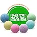 Bath Bombs For Kids With Surprises Inside - 6 5.5oz Fun, Safe and Kids Friendly Bath Fizzies - 6 Pack in safe Egg Carton with Free E-ArtBook- Handmade in USA