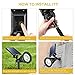 VicTsing 4 Pack Solar Spotlights,The Third Generation 2-in-1 Waterproof Adjustable 4 LED Wall / Landscape Solar Lights with Automatic On/Off Sensor for Driveway, Yard, Lawn, Pathway, Garden