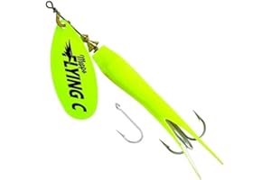 MEPPS Mepp's Flying C - sngl,TBL, hot Chart-hot Chart, Chartreuse, one Size (FC78TP HC-HC)