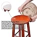 baibu Round Stool Cushions, Super Breathable Round Bar Stool Cover Seat Cushion Beige 12