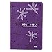 KJV Holy Bible, Compact Faux Leather Red Letter Edition - Ribbon Marker, King James Version, Purple (KJV Compact Editions)