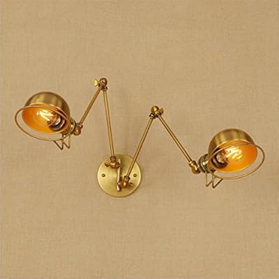 double swing arm wall light
