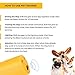 Inoosky Anti Barking Handheld 3 in 1 Pet LED Ultrasonic Dog Trainer Device - Electronic Dog Deterrent/Training Tool/Stop Barking (Yellow)