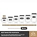Chef's Path Airtight Food Storage Container Set - 7 PC Set - 10 FREE Chalkboard Labels & Marker - BEST VALUE Kitchen & Pantry Containers - BPA Free - Clear Durable Plastic with Black Lids