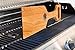 ASHLEYRIVER Wooden Grill Scraper Natural Wood BBQ Grill Cleaner Barbecue Grill Brush Non-bristles Safer Than Wire Brush Woody Safe Scrape Barbecue Griddle Cleaning Tool-16 Inch