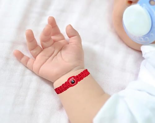 Red Bracelet for Babies, Baby Girl and Baby Protection Amulet