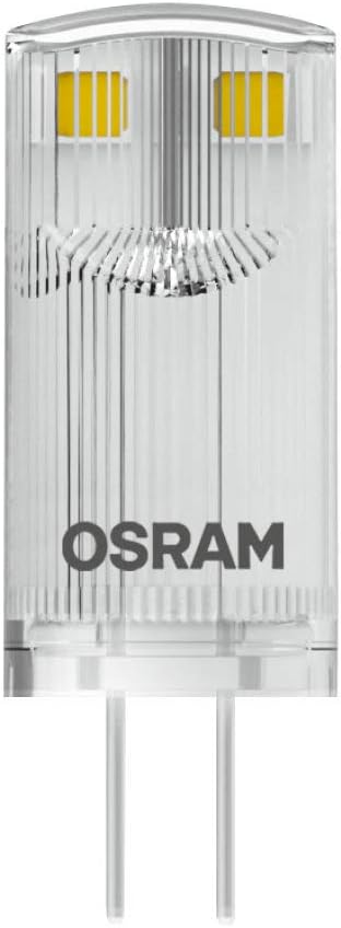 OSRAM Pack of 10 x LED PIN 12 V, Clear, Set of 10