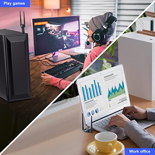 Wireless USB WiFi Adapter for PC, QGOO WiFi Adapter USB 3.0 AC1200 High