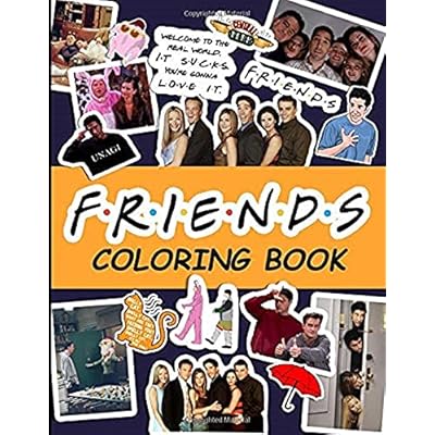 Friends TV Show Coloring Book: Adult Relaxation and Philippines | Ubuy