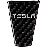 TopDall Steering Wheel Carbon Fiber Interior Sticker Compatible for Tesla Model S and Model X