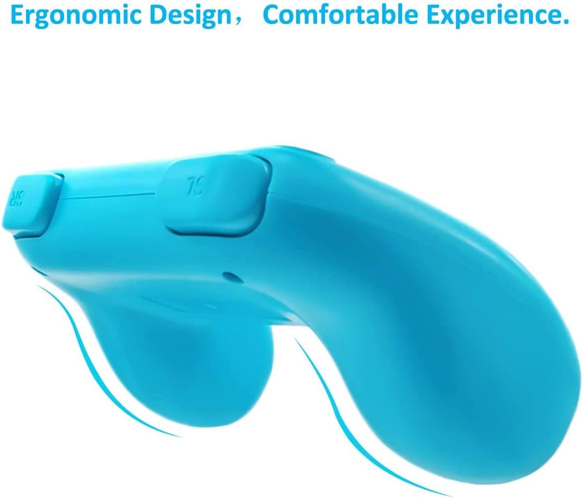 FastSnail Grips Compatible with Nintendo Switch Joy-Con, Wear-Resistant Handle Kit Compatible with Switch Joy Cons Controllers, 2 Pack (Blue and Red): Computers & Accessories
