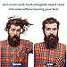 Beard Straightener for Men Ionic hair straightening brush Beard/Hair straightener with Anti-Scald Feature Portable Beard Straightener Comb with LED Display For Home & Travelthumb 2