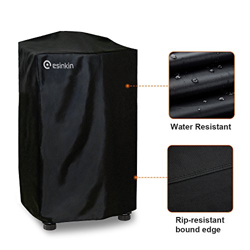 Esinkin Durable 30-Inch Electric Smoker Cover, Black - Thumbnail 4