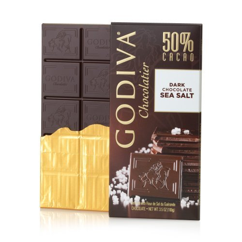 Buy GODIVA Chocolatier Large 50 Dark Chocolate Sea Salt Bar by GODIVA