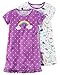 Carter's Girls' Toddler 2-Pack Dino/Rainbow Nightgowns