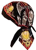 Danbanna Deluxe Skull Cap Biker Caps Headwraps Doo
