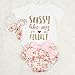 puseky Newborn Baby Girl Auntie Clothes Romper Floral Shorts with Headband Summer Outfits Cute Baby Girl Auntie Outfits 0-6 Months