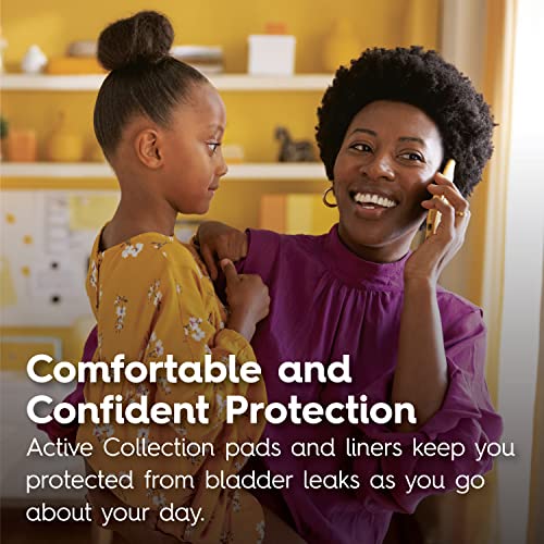 Poise Active Collection Incontinence Pads with Wings, Maximum