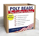 Poly Beads Bulk (50 LBS) Stuffing and Filler Poly Plastic Pellets for Blankets, Draft Stoppers, Game Changer Bags,Reborn Dolls, Plush Toys
