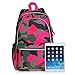 Vbiger Girl's & Boy's Backpack for Middle School Cute Bookbag Outdoor Daypack (Rose Red(camouflage))