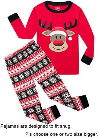 IF Pajamas Christmas Tree Little Boy Girl PJS Long Sleeve Kid Sets