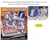 2017 Topps Baseball EXCLUSIVE MASSIVE 705 Card Complete Factory Set with TWO(2) AARON JUDGE ROOKIES & Bonus Wowzzer Mystery Pack with AUTOGRAPH or MEMORABILIA Card! Includes all Cards from Series 1 &2