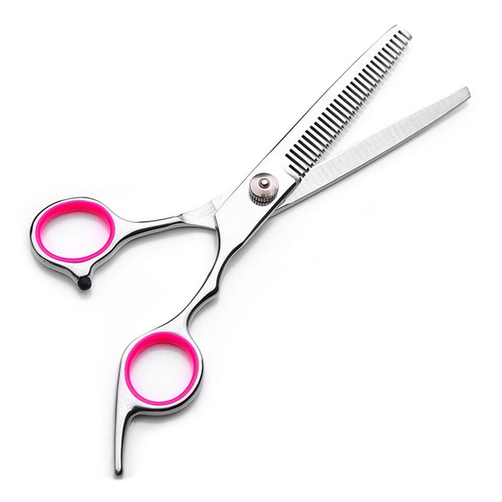 AILOVA Pet Scissors, 6“ Stainless Steel Pet Gromming Straight Scissors Dog Cat Cutting Hair Scissors (Straight Thinning Scissors)