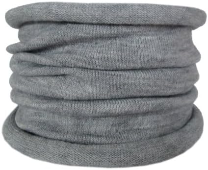YUTRO Wool Knitted Turtleneck Style Scarf for Men/Women GRAY