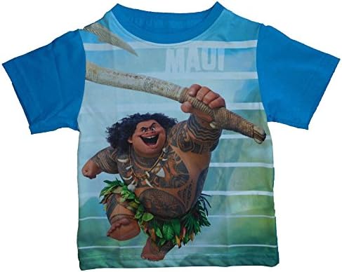 Disney Moana "Maui" Toddler Boys Graphic T-Shirt - Turquoise (3T)
