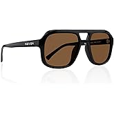 NEVEN Masha UV400 Men's Polarized Sunglasses - TR90 Chunky Sunglasses - Boating Aviator Glasses for Men and Women