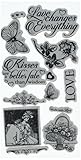 Graphic 45 Mon Amour 3 Cling Stamps