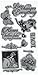 Graphic 45 Mon Amour 3 Cling Stamps