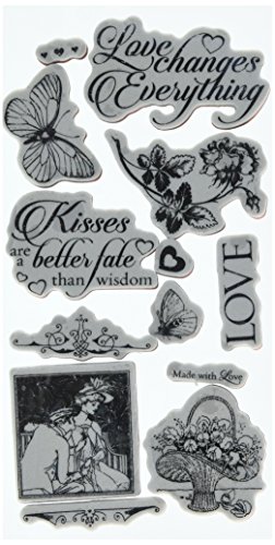 Graphic 45 Mon Amour 3 Cling Stamps