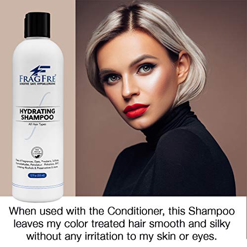 FRAGFRE Shampoo and Conditioner 12 oz/ea (2Pack Gift Set) Sulfate Free Shampoo and
