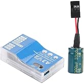 HERCHR RC Flight Controller, A3 V2 6-Axis RC Airplane Gyro Stabilizer | with 4 Flight Modes, Compatible with Delta Wing &amp; V-Tail, for RC Fixed Wing Plane, Gyroscope Balancing Apparatus