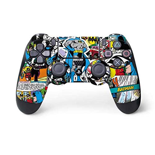Skinit Batman Comic Book PS4 Controller Skin - Officially Licensed Warner Bros Gaming Decal - Ultra Thin, Lightweight Vinyl Decal Protection Skinit Batman Comic Book PS4 Controller Skin - Officially Licensed Warner Bros Gaming Decal - Ultra Thin, Lightweight Vinyl Decal Protection