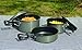 Texsport Black Ice The Scouter 5 pc Hard Anodized Camping Cookware Outdoor Cook Set with Storage Bagthumb 2