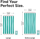 Dock & Bay Beach Towel Pastel Pier Large 160x90cm Quick Dry Sand Free view 5
