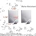 FOTYRIG Heavy Duty Adhesive Hooks Stick on Hooks Stainless Steel Waterproof Wall Hooks Hangers for Hanging Robe, Coat, Towel, Keys, Bags, Lights, Calendars -Home Kitchen Bathroom 4-Pack