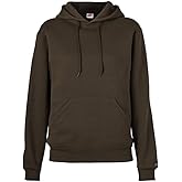 Soffe Adult Classic Hooded Sweatshirt, 50% Cotton / 50% Polyester, Brown