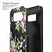Galaxy S8 Plus Case, SmartLegend 2 in 1 Hybrid Dual Layer Heavy Duty Protection Impact Resist Armor Protective Case with Shockproof Rubber Bumper for Samsung Galaxy S8 Plus - Peony