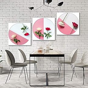 3 Panel Canvas Wall Art Delicious Food Pictures Home Wall Decorations for Bedroom Living Room Paintings Canvas Prints Framed - 12"x12"x3 Panels