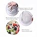 LH Salad Cutter Bowl - Tool for Making Quick Salads, Make of Food Grade ABS Plastic. 60 Seconds Salad Maker|Vegetable Maker|Salad Cutter|Salad Chopper|Salad Spinner