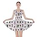 CowCow Womens Summer Sundresses Watercolor Beetles Insect Bee Butterfly Bugs Dragonfly Skater Dress, XS-5XL