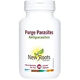 New Roots Herbal Purge Parasitis Capsules, 180 Veg Caps for Adults - Comprehensive Parasite Cleanse with Wormwood, Black Waln