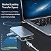 VANMASS USB C Hub, 9 in 1 Premium USB C Adapter, Thunderbolt 3 Hub, Type C to HDMI, RJ45 Gigabit Ethernet Port, 90W Power Delivery, 4 USB 3.0 Ports, TF/SD Card Reader Compatible with USB C Devices