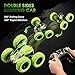SZJJX Stunt RC Car, Double Sided Tumbling 2.4Ghz Remote Control Vehicle, 360 Degree Flips Spinning, 3D Deformation, Radio Controlled Off-Road Truck RTR (Green)