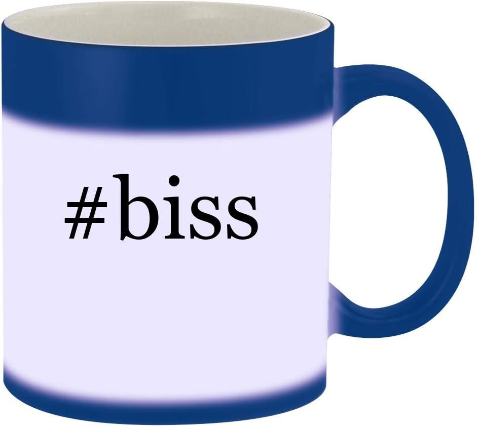 #biss - 11oz Hashtag Magic Color Changing Mug, Blue