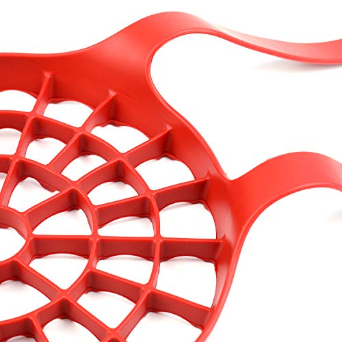 image for Lawei 2 Pack Presure Cooker Sling - Red Silicone Bakeware Sling for Po