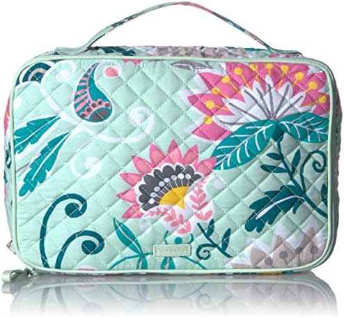Vera Bradley Women's Signature Cotton Large Blush & Brush Makeup Organizer Case 1 Vera Bradley Women's Signature Cotton Large Blush & Brush Makeup Organizer Case